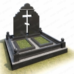 Мемориальный комплекс на могилу из гранита ВГ-В-42